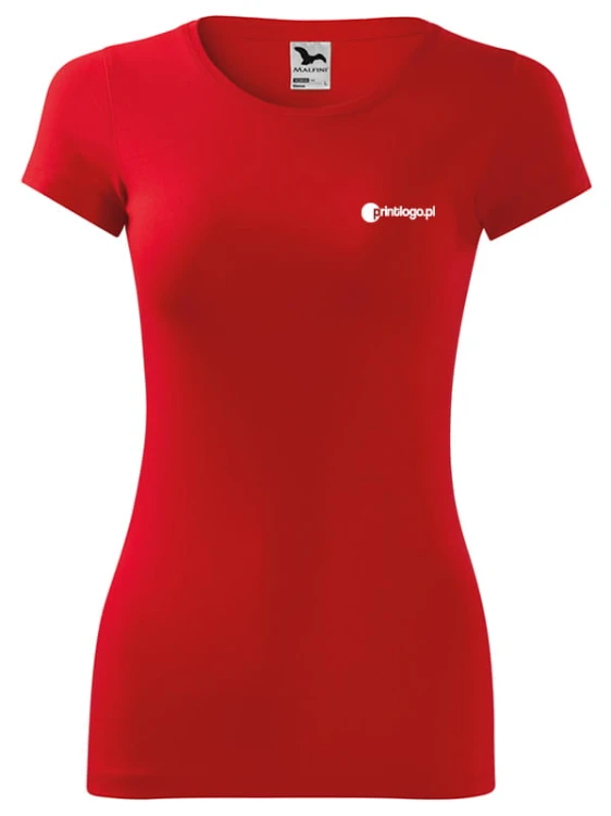T-shirt z elastanem Adler Glance 141 kolor 07 - czerwony