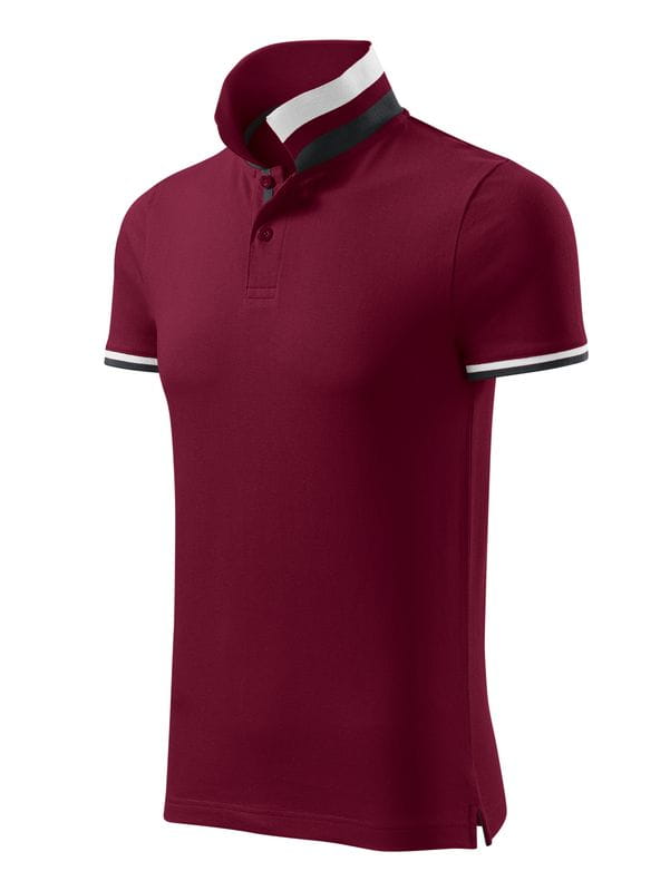 Męska koszulka Polo Malfini Collar Up 256 86 - garnet