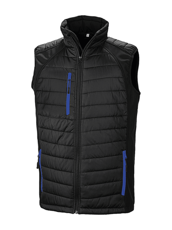 Kamizelka Softshell Padded Compass R238X Black/Royal