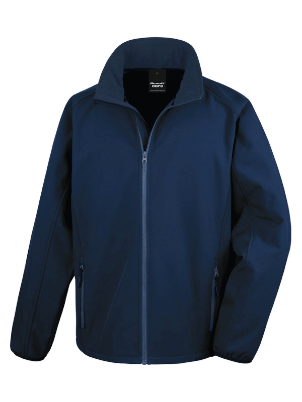 Męski Softshell Result Printable R231M Navy/Navy