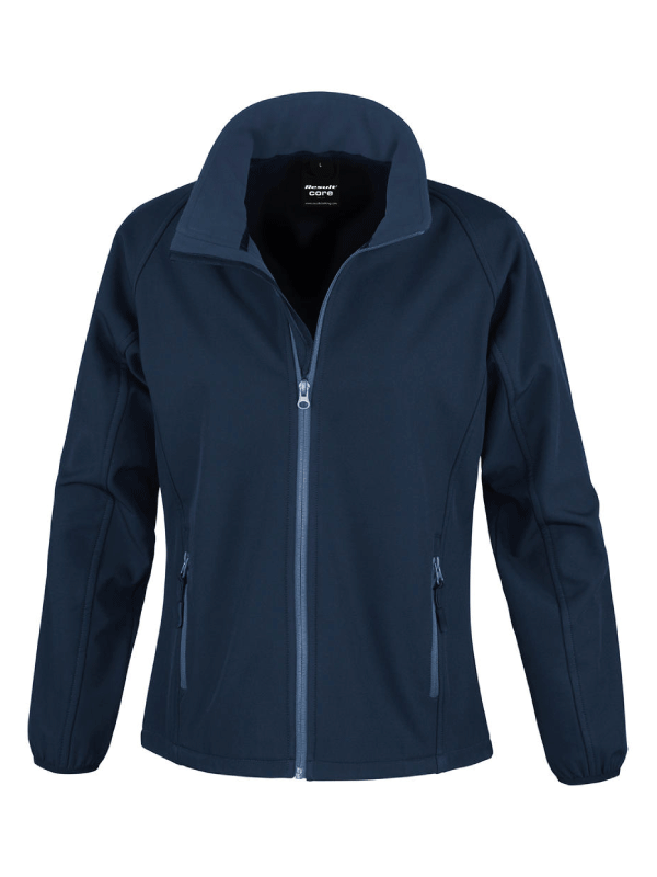Damski Softshell Result Printable R231F Navy/Navy