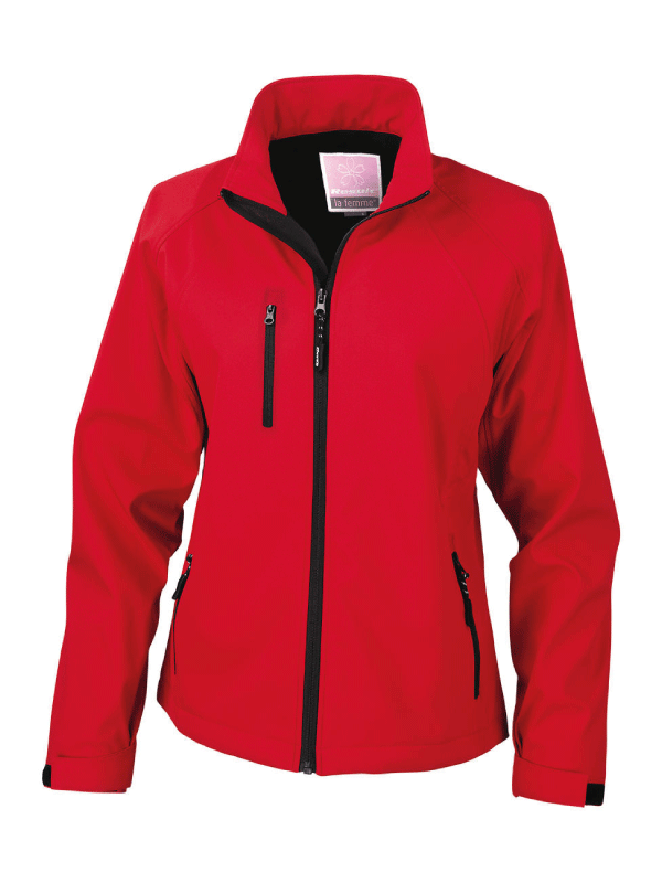 Kurtka softshell Result Base Layer R128F Red
