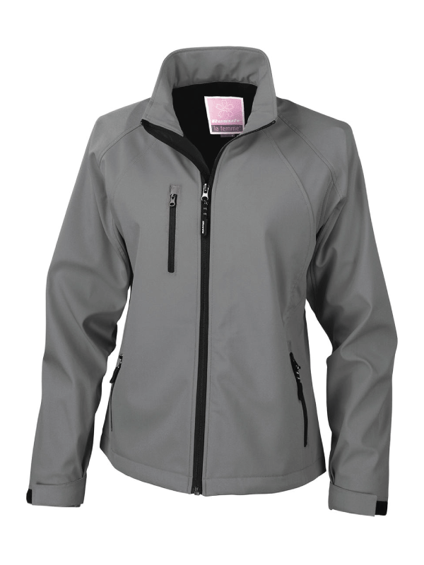 Kurtka softshell Result Base Layer R128F Silver Grey