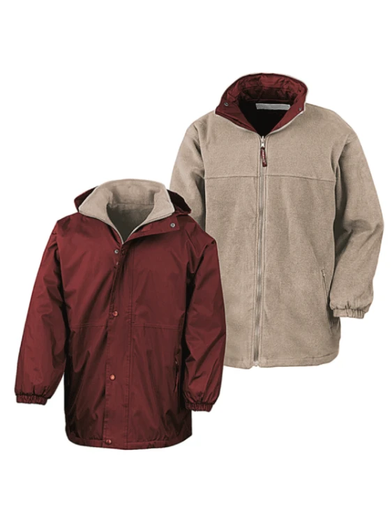 Burgundy/Camel