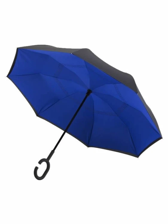 Parasol odwrócony Impliva RU-6 Black Blue 6C/PMS 7687C