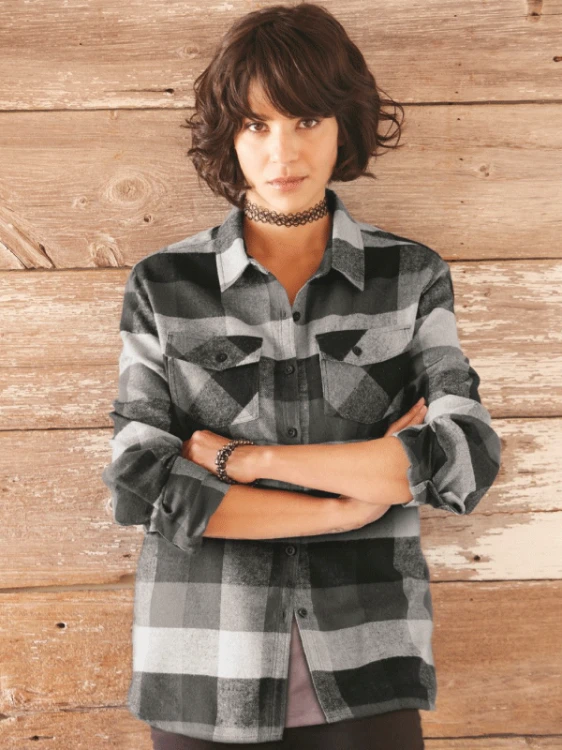 damska koszula flanelowa Burnside Woven Plaid 5210