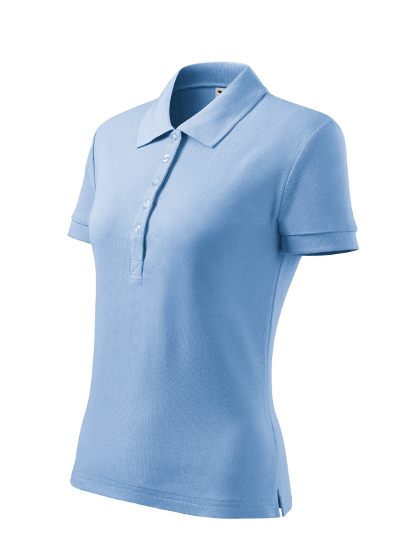 Damskie Polo Malfini Cotton Heavy 216 (Błękitny)