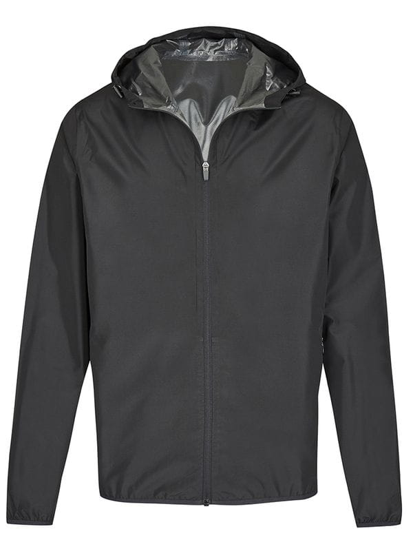 Unisex Hooded Windbreaker MY1010 Black