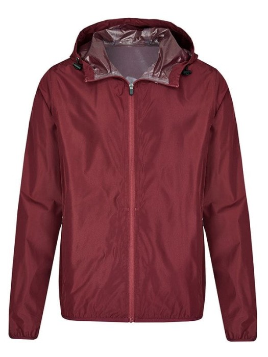 Unisex Hooded Windbreaker MY1010 Burgundy