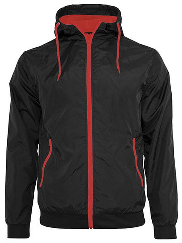 Kurtka Build Your Brand Windrunner BY016 Black/Red