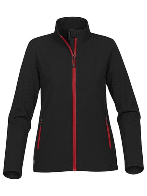 Black- Bright Red