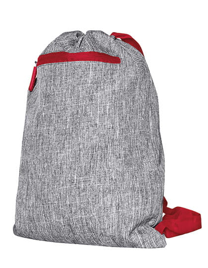 Grey Melange Red