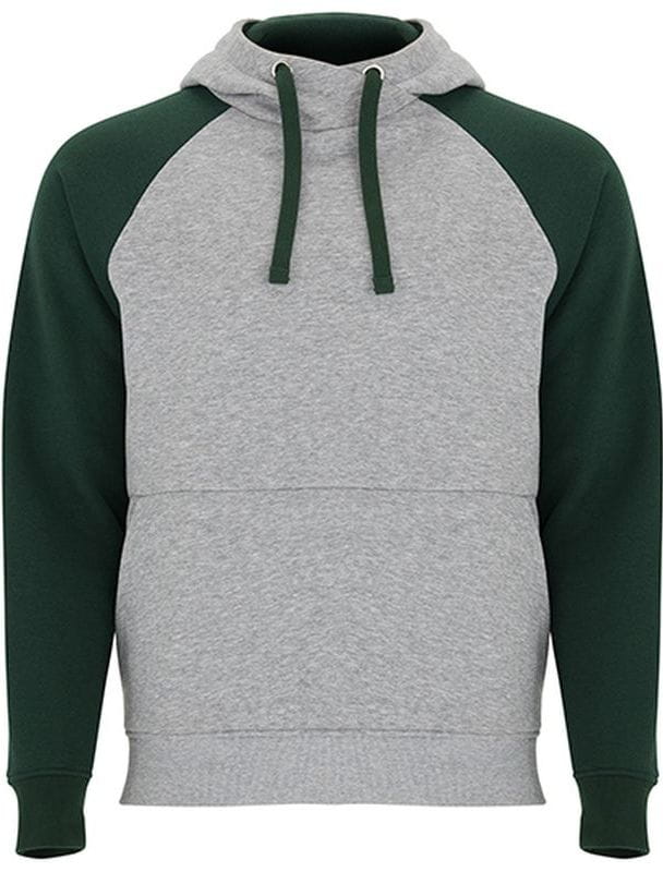 Heather Grey 58/Bottle Green 56