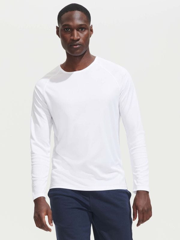 Męska koszulka Long Sleeve Sol's Sporty