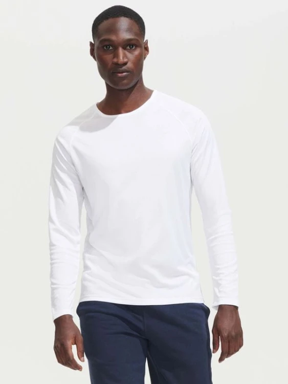Męska koszulka Long Sleeve Sol's Sporty