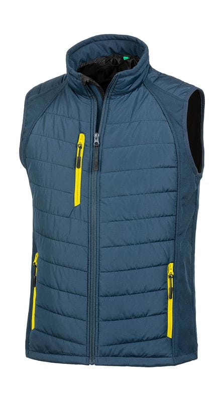 Kamizelka Softshell Padded Compass R238X Navy/Yellow