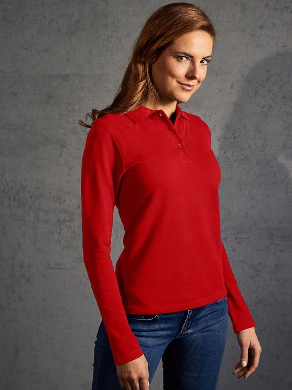 4605 Women’s Heavy Polo Longsleeve