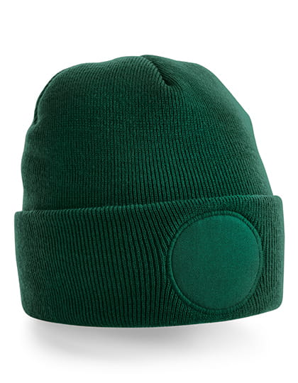 Czapka Beechfield z okrągłą naszywką B446 Bottle Green