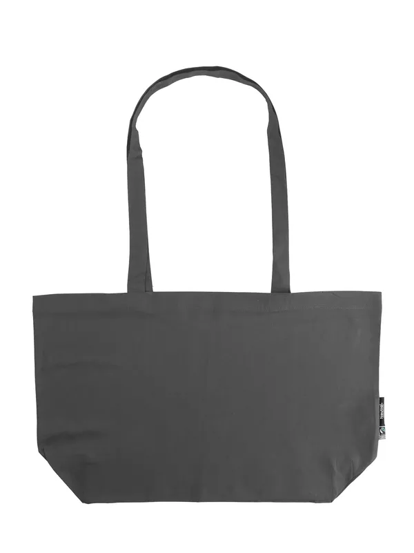 Torba Shopping Bag With Gusset O90015 Charcoal