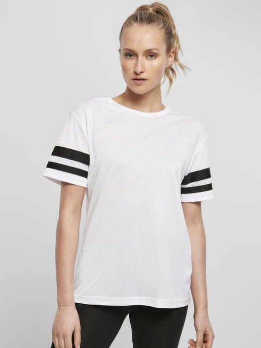 Mesh Stripe Tee BY033