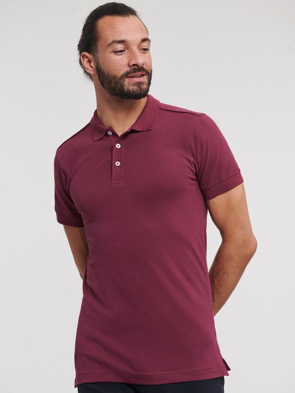 Polo Russell Stretch 566M / Burgundy