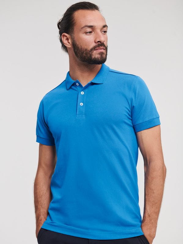 Polo Russell Stretch 566M / Azure Blue