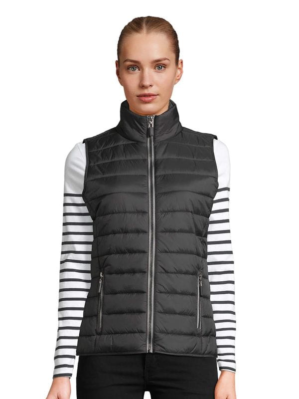 Damski bezrękawnik Sols Wave 01437 Black