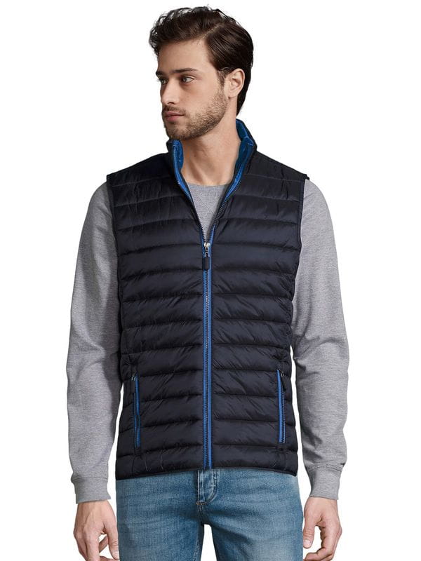 Męski bezrękawnik Sols Wave 01436 Navy