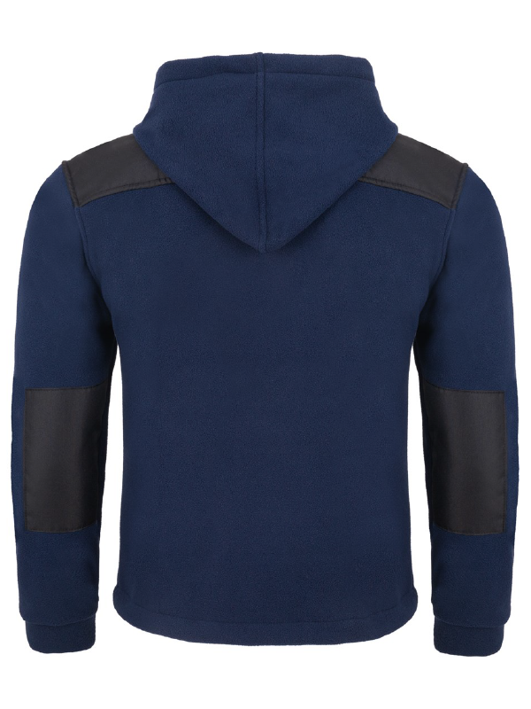 Bluza polarowa z odpinanym kapturem FLRA 340 BUS HOOD - Navy/Black