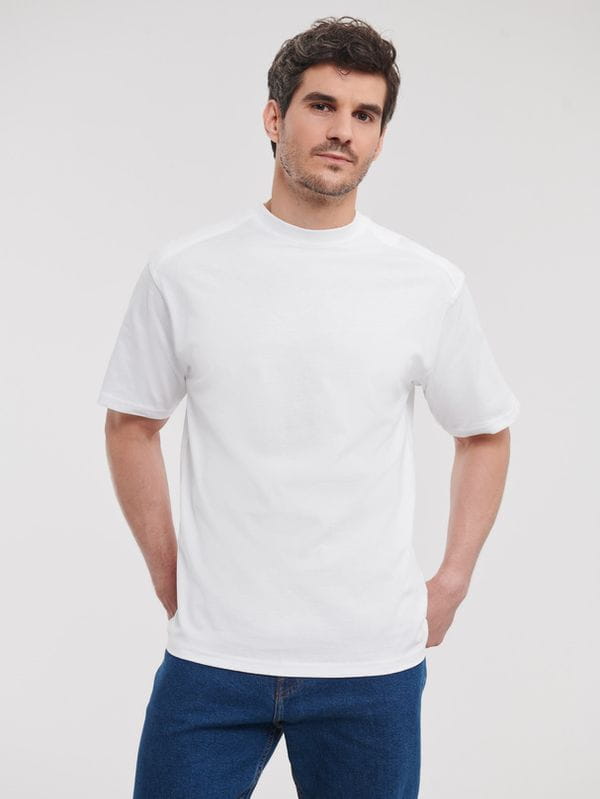 T-shirt roboczy Russell Heavy Duty R-010M White