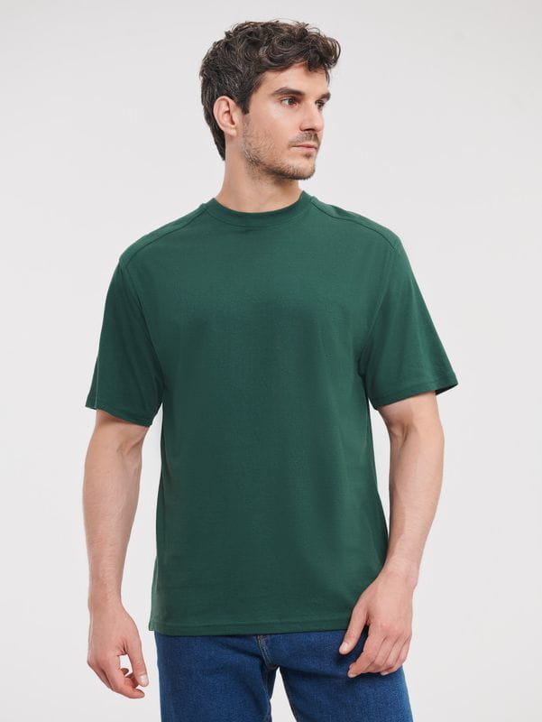 T-shirt roboczy Russell Heavy Duty R-010M Bottle Green