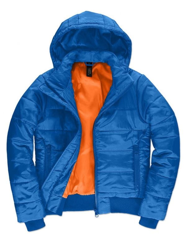 Damska kurtka BC Superhood JW941 Royal Blue / Neon Orange