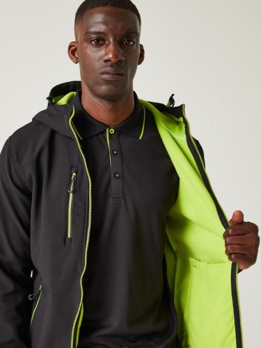 NAVIGATE 2 LAYER HOODED SOFTSHELL JACKET TRA705