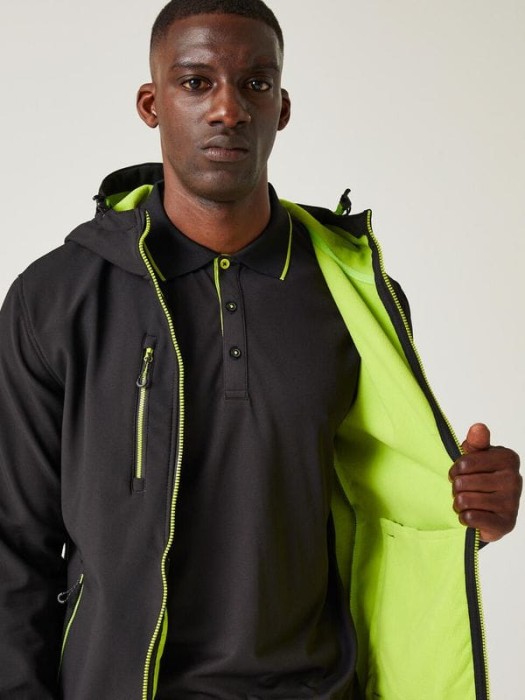NAVIGATE 2 LAYER HOODED SOFTSHELL JACKET TRA705