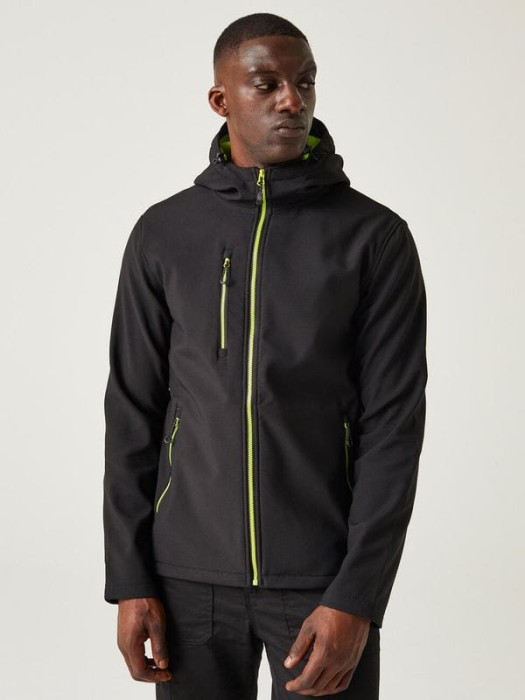 NAVIGATE 2 LAYER HOODED SOFTSHELL JACKET TRA705