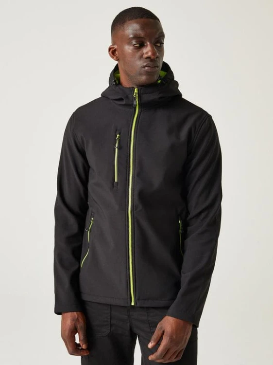 NAVIGATE 2 LAYER HOODED SOFTSHELL JACKET TRA705