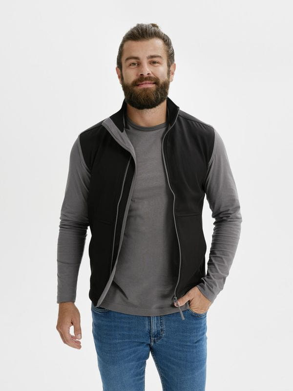 Męski bezrękawnik softshell Vision 517