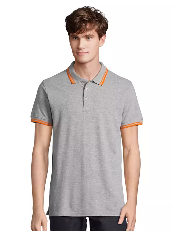 Melange Grey/Orange