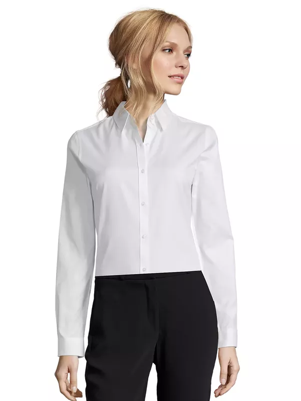 Damska koszula Herringbone Brody 02103/White