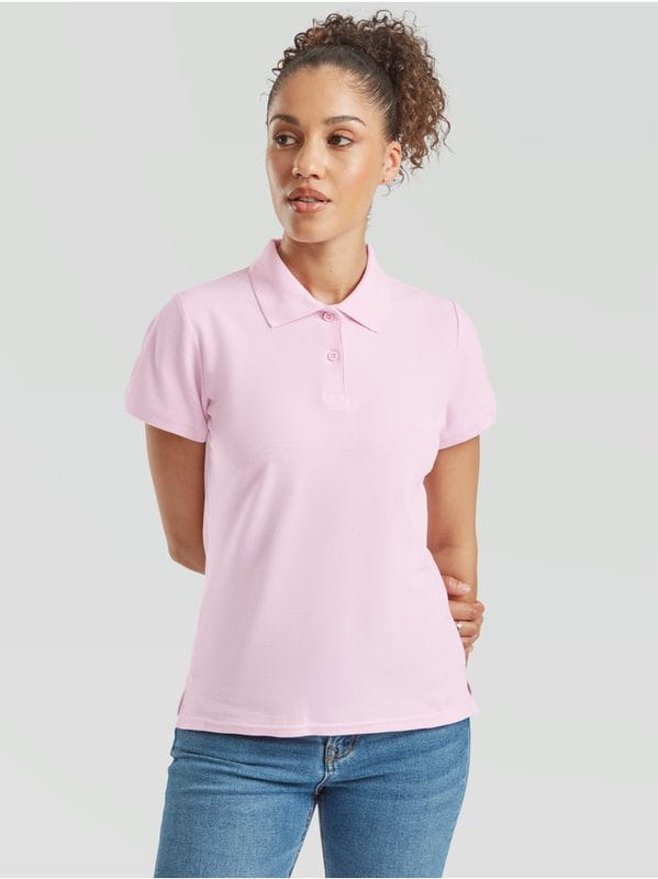 Damska koszulka Polo Premium 63-030-0 (Light Pink)