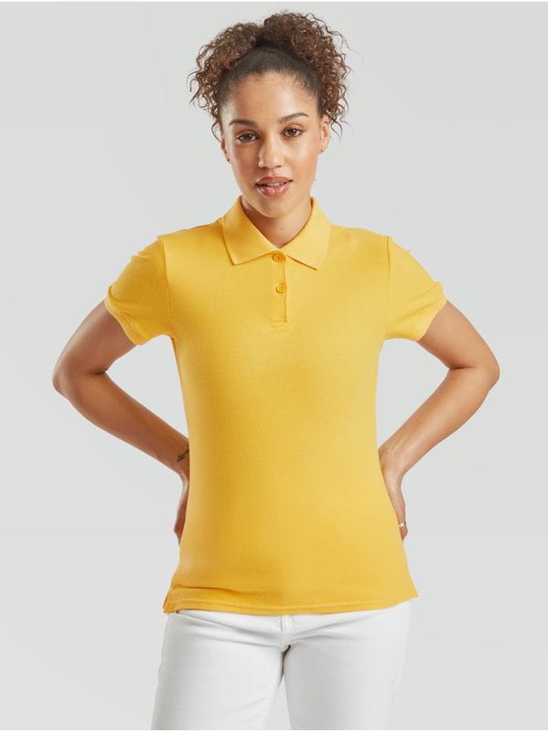 Damska koszulka Polo Premium 63-030-0 (Sunflower)
