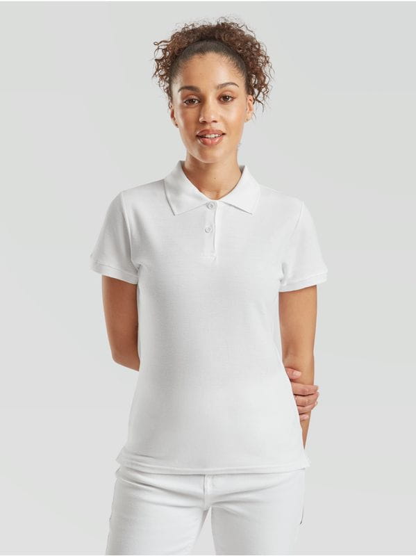 Damska koszulka Polo Premium 63-030-0 (White)