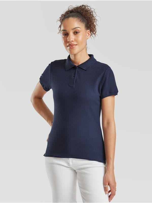 Damska koszulka Polo Premium 63-030-0 (Navy)