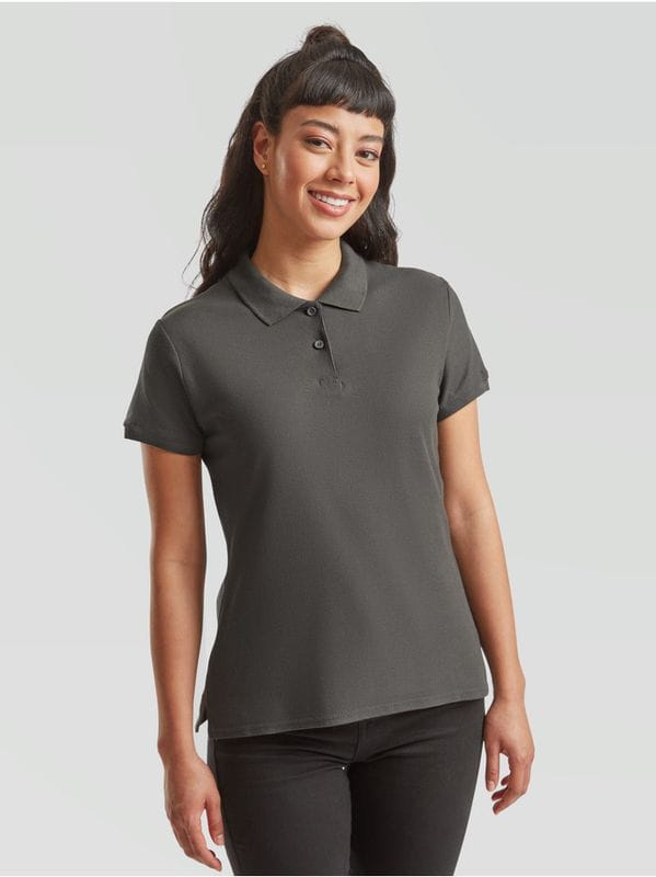 Damska koszulka Polo Premium 63-030-0 (Light Graphite)