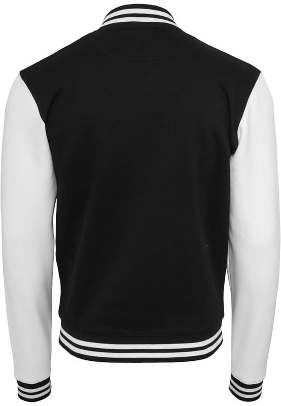 Buza Sweat College Jacket BY015 Black/White