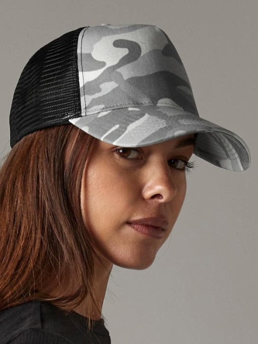 Beechfield Camo Snapback Trucker B694