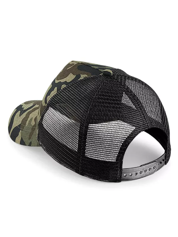 Beechfield Camo Snapback Trucker B694