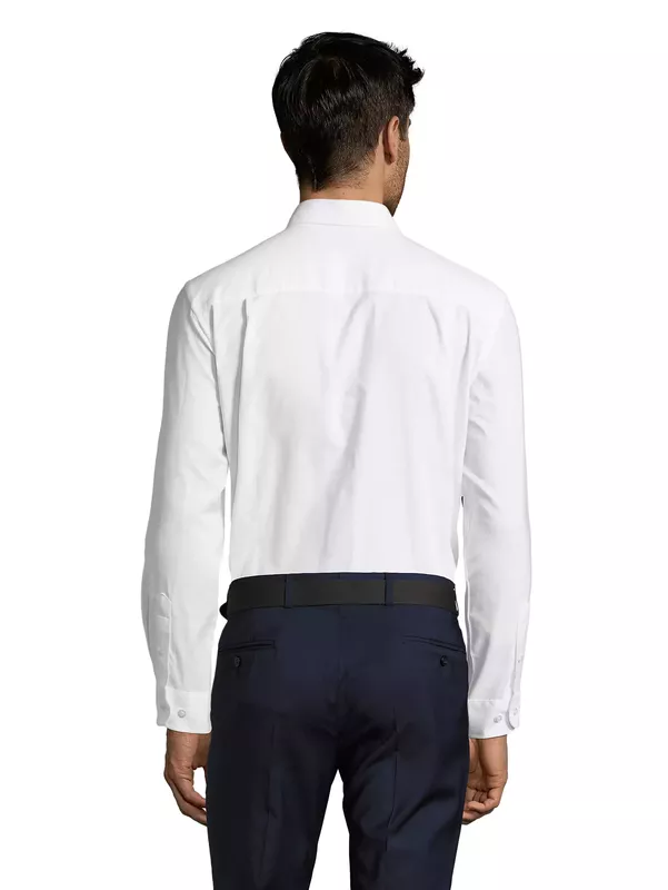 Koszula Oxford-Shirt Boston Long Sleeve 16000 - White