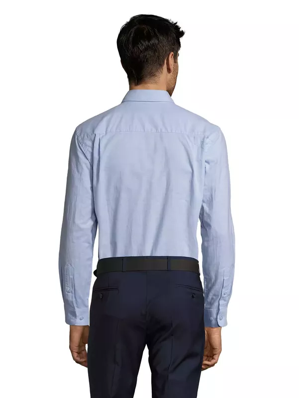 Koszula Oxford-Shirt Boston Long Sleeve 16000 - Sky Blue