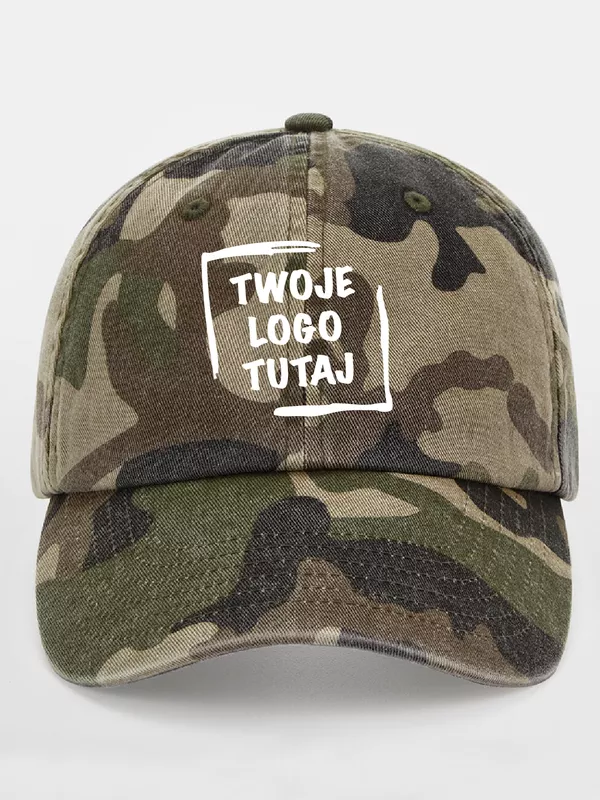 Czapka o niskim profilu Vintage Beechfield B655 (Vintage Jungle Camo)